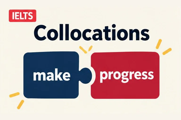 Illustrated study guide: IELTS collocations: 40 natural word partnerships for Writing and Speaking
