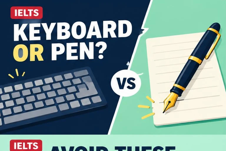 Illustrated study guide: IELTS Computer-Based vs Paper Test: Which Should You Choose?