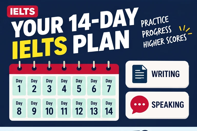 Illustrated study guide: IELTS preparation in 2 weeks: a realistic Writing and Speaking plan