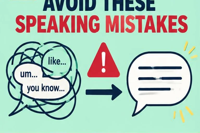 Illustrated study guide: IELTS Speaking Common Mistakes to Avoid