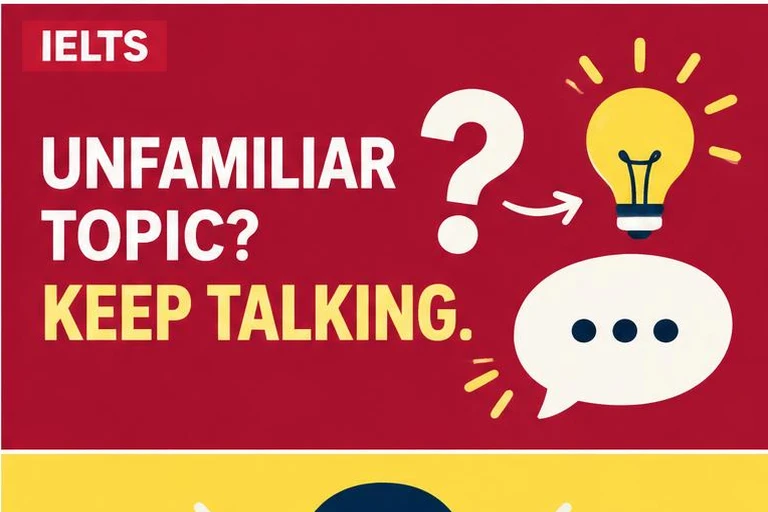 Illustrated study guide: IELTS Speaking: what to say when you know nothing about the topic