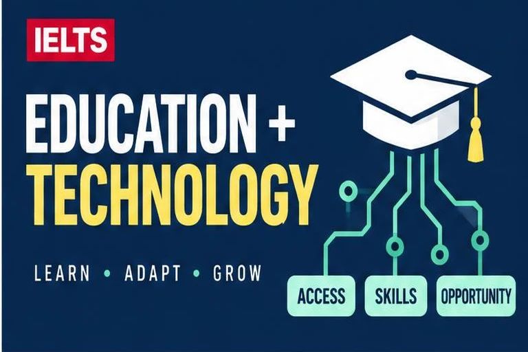 Illustrated study guide: IELTS Vocabulary for Education and Technology Topics