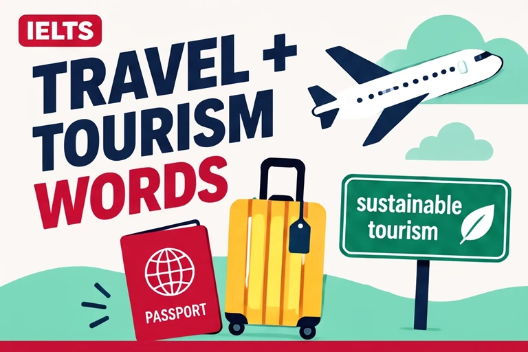 Illustrated study guide: IELTS vocabulary for travel and tourism