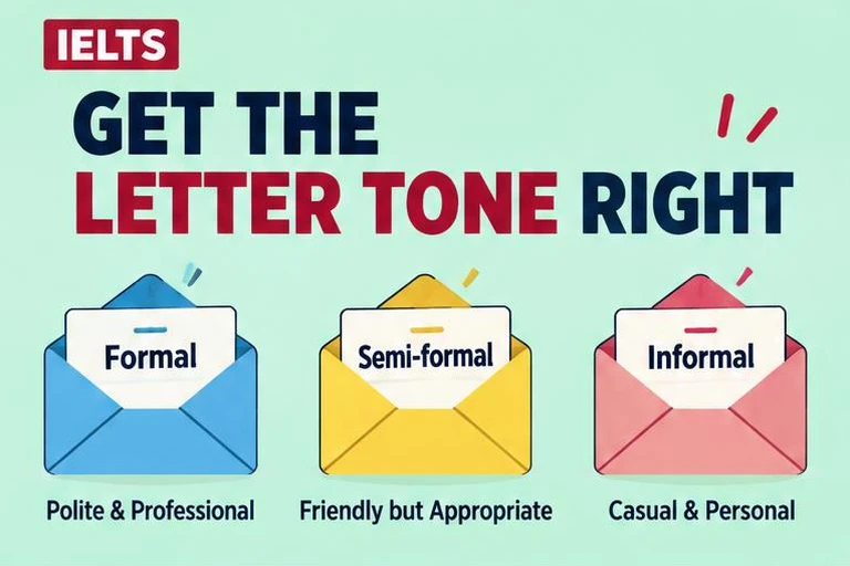 Illustrated study guide: IELTS General Training Task 1 letter: formal, semi-formal and informal