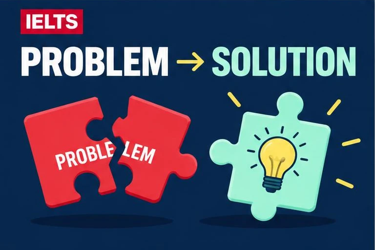 Illustrated study guide: IELTS Problem-Solution Essay: Structure and Examples